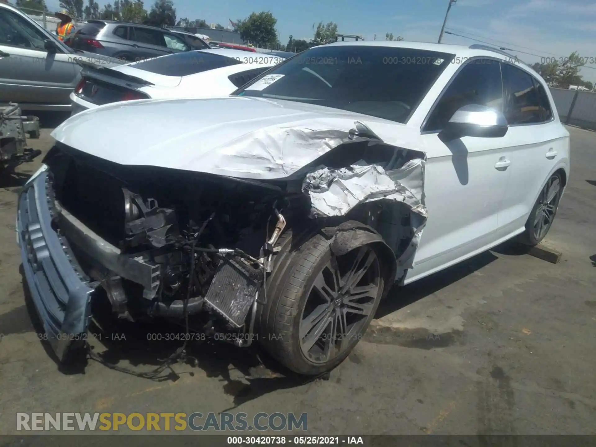 2 Photograph of a damaged car WA1C4AFYXK2041726 AUDI SQ5 2019