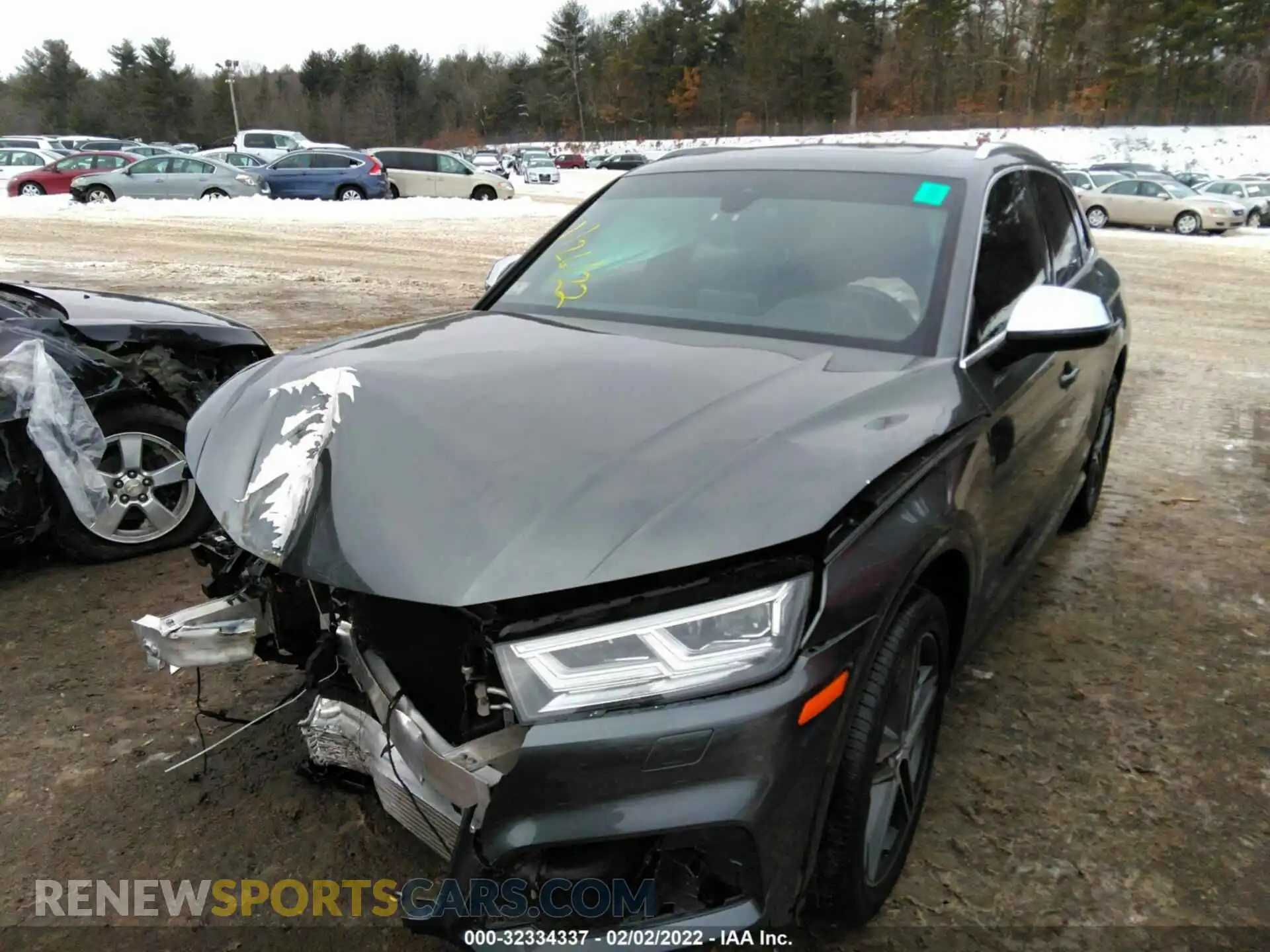 2 fotografías del automóvil dañado WA1B4AFY4L2056977 AUDI SQ5 2020