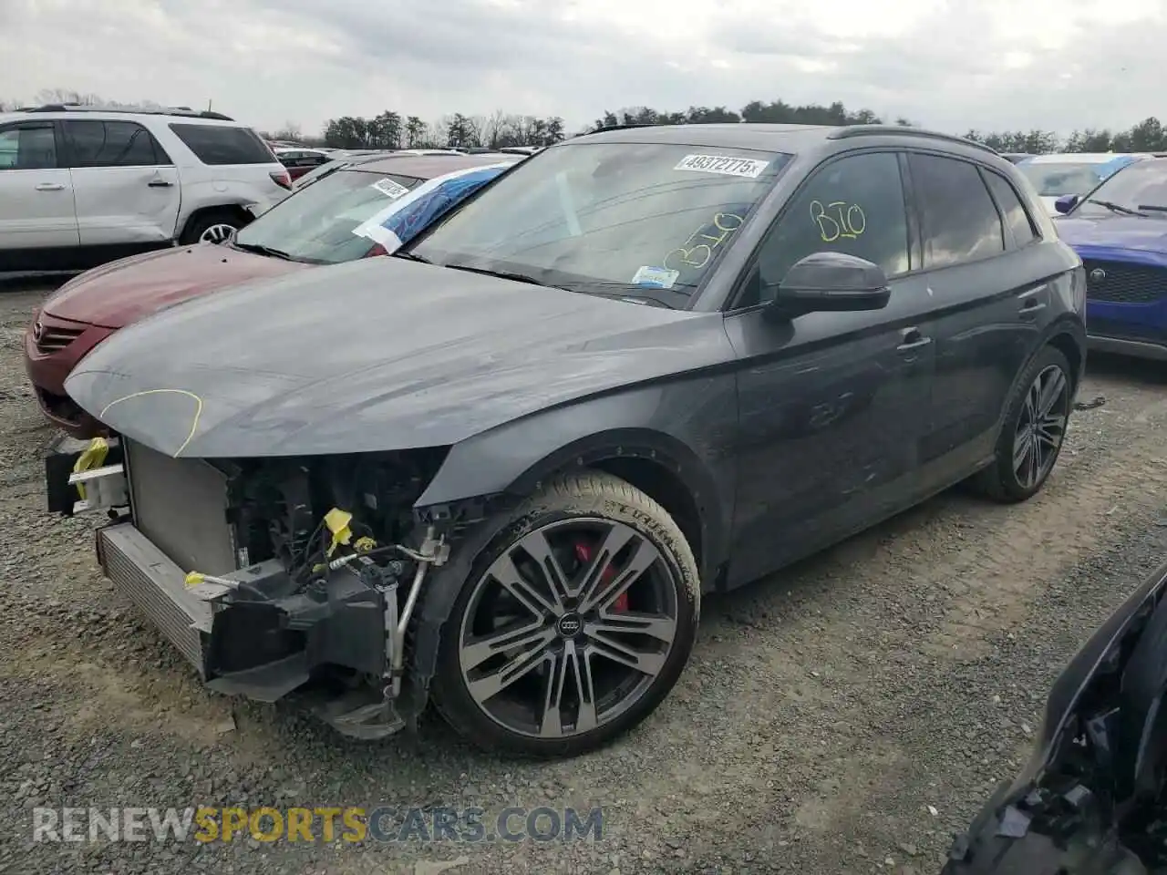 1 fotografías del automóvil dañado WA1B4AFY5L2021994 AUDI SQ5 2020