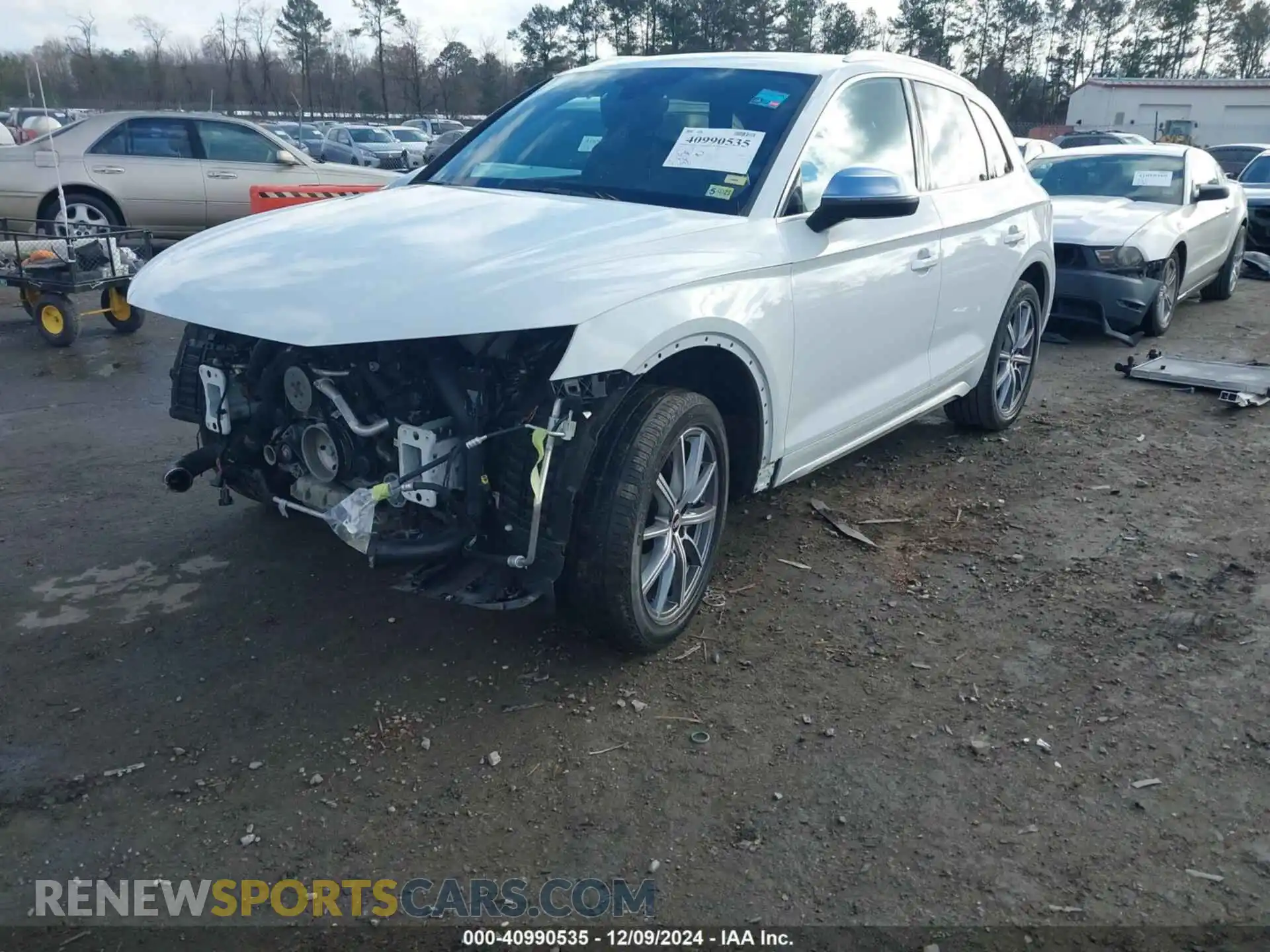 2 fotografías del automóvil dañado WA1A4AFY3M2072987 AUDI SQ5 2021