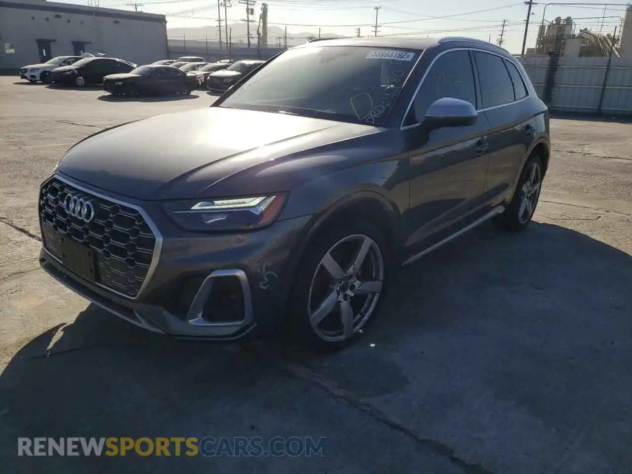 2 Photograph of a damaged car WA1A4AFYXM2044250 AUDI SQ5 2021