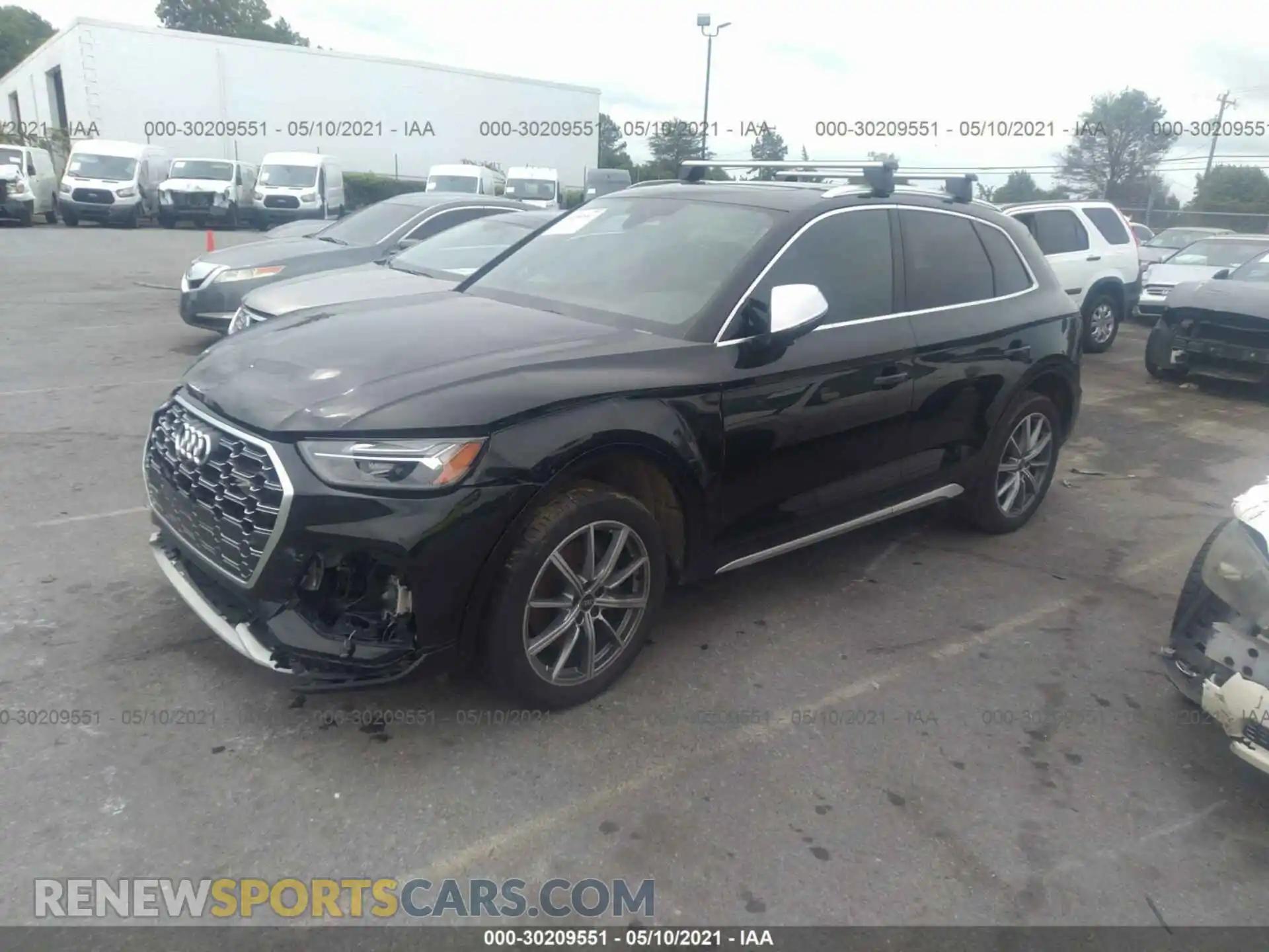 2 Фотография поврежденного автомобиля WA1B4AFYXM2010992 AUDI SQ5 2021