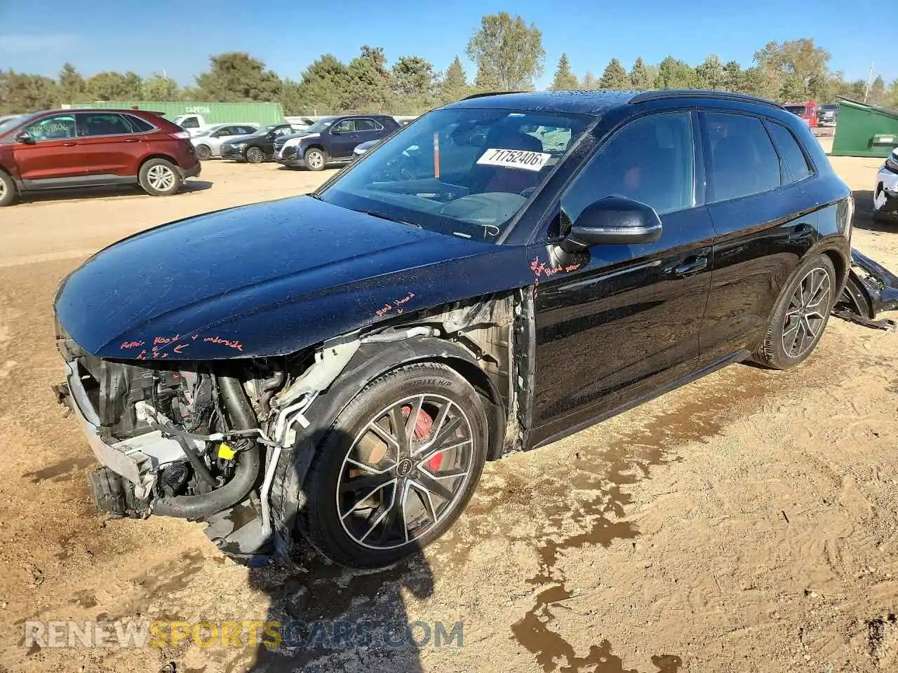 1 fotografías del automóvil dañado WA1C4AFY0M2030334 AUDI SQ5 2021