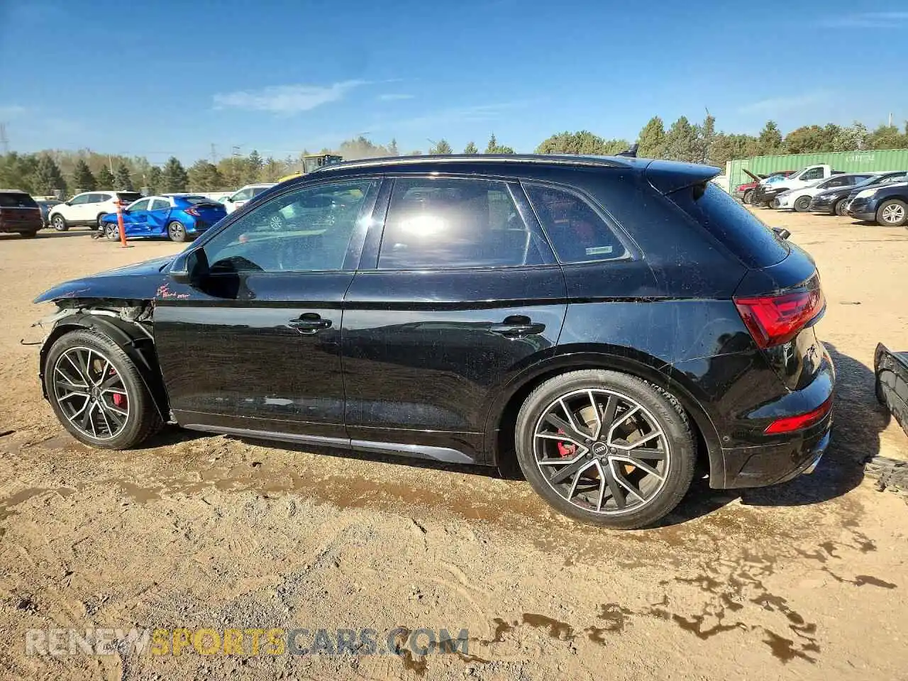 2 fotografías del automóvil dañado WA1C4AFY0M2030334 AUDI SQ5 2021