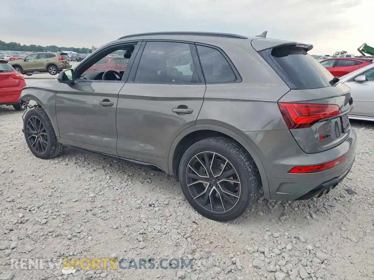 2 fotografías del automóvil dañado WA1B4AFY5P2145916 AUDI SQ5 2023