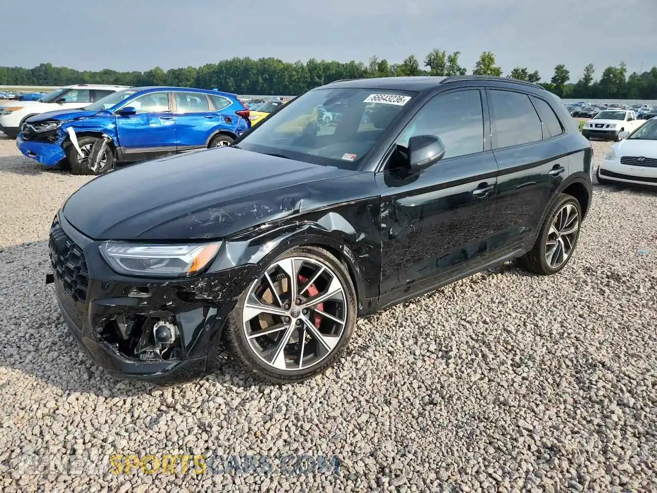 1 Photograph of a damaged car WA1C4AFY7R2024425 AUDI SQ5 2024
