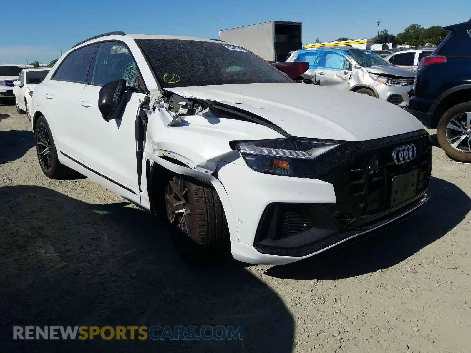 1 Photograph of a damaged car WA1CWBF15MD001645 AUDI SQ8 2021