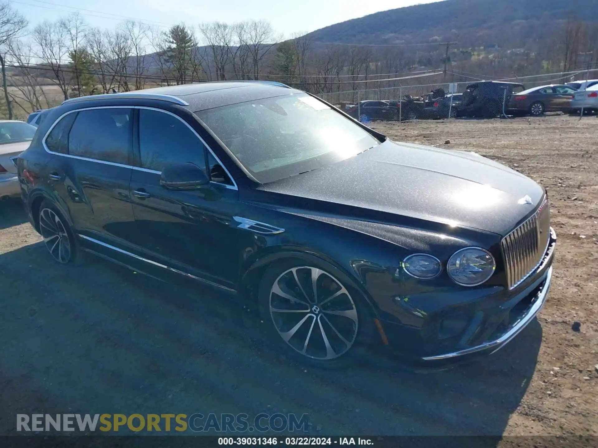 1 fotografías del automóvil dañado SJAHT2ZVXPC020528 BENTLEY BENTAYGA 2023