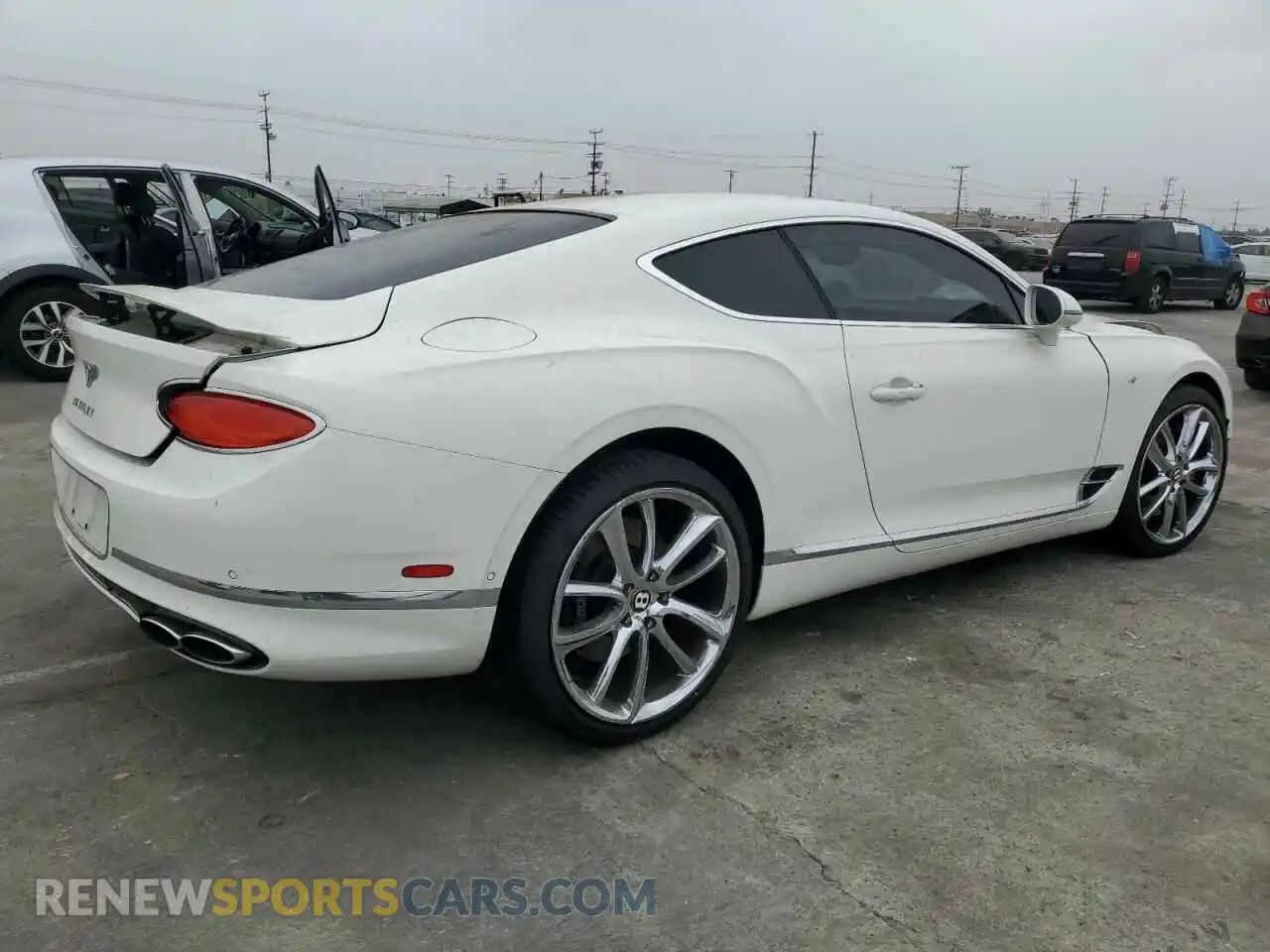 3 fotografías del automóvil dañado SCBCG2ZG1LC075896 BENTLEY CONTINENTA 2020