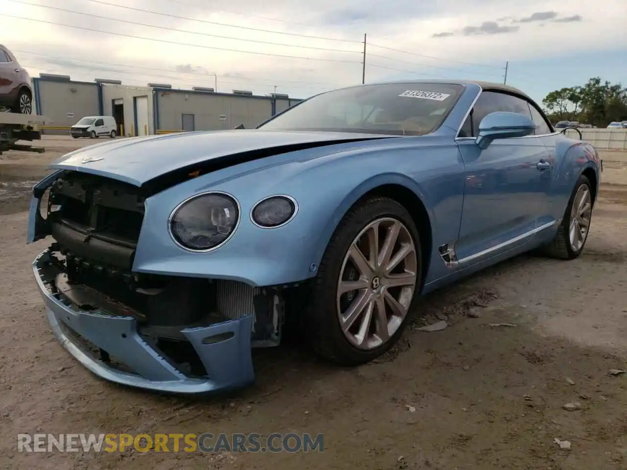 2 fotografías del automóvil dañado SCBDB4ZG1LC077095 BENTLEY CONTINENTA 2020
