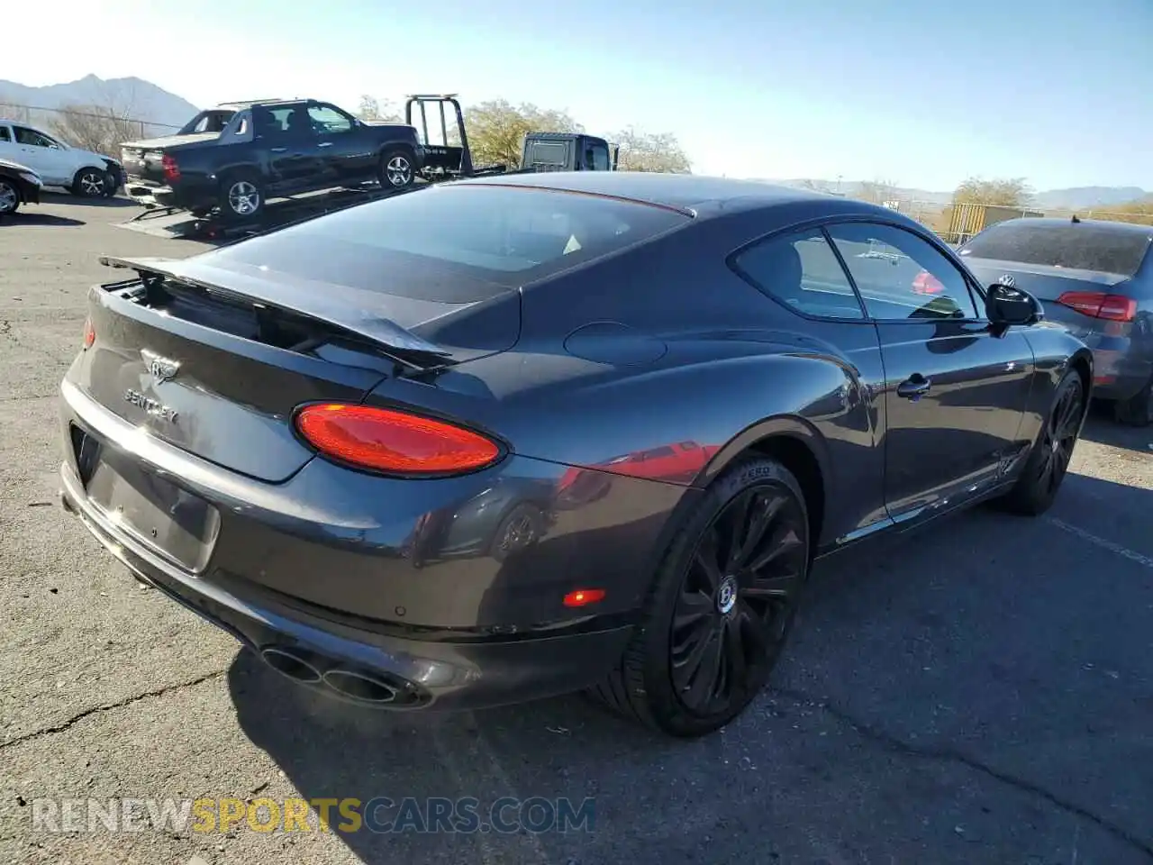 3 fotografías del automóvil dañado SCBCG2ZG7NC002194 BENTLEY CONTINENTA 2022