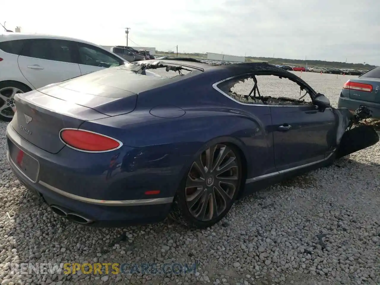 3 fotografías del automóvil dañado SCBCG2ZG6PC008362 BENTLEY CONTINENTA 2023
