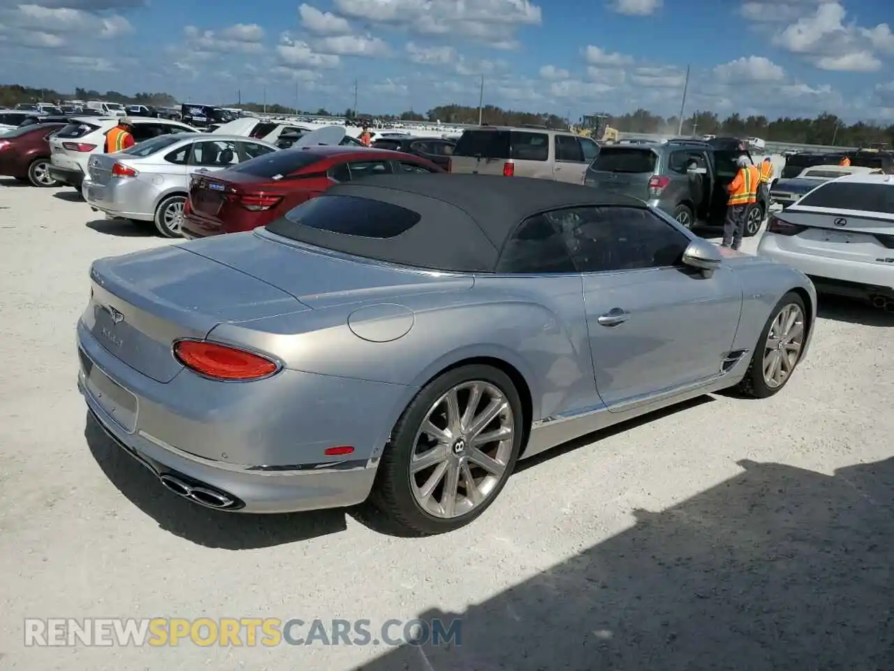 3 fotografías del automóvil dañado SCBDG4ZG8RC012643 BENTLEY CONTINENTA 2024