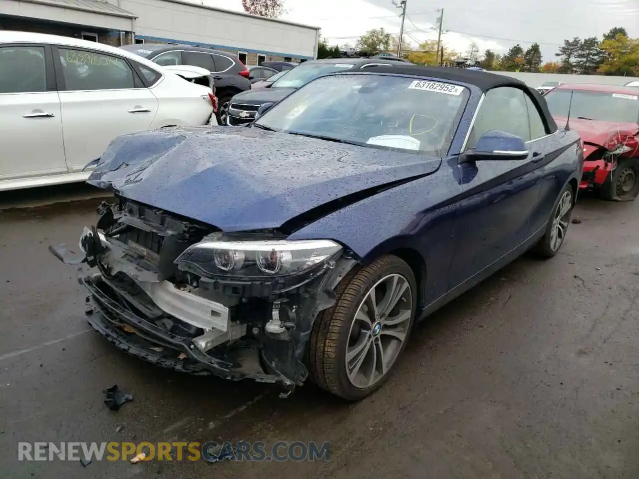 2 fotografías del automóvil dañado WBA2K1C52KVD42202 BMW 2 SERIES 2019