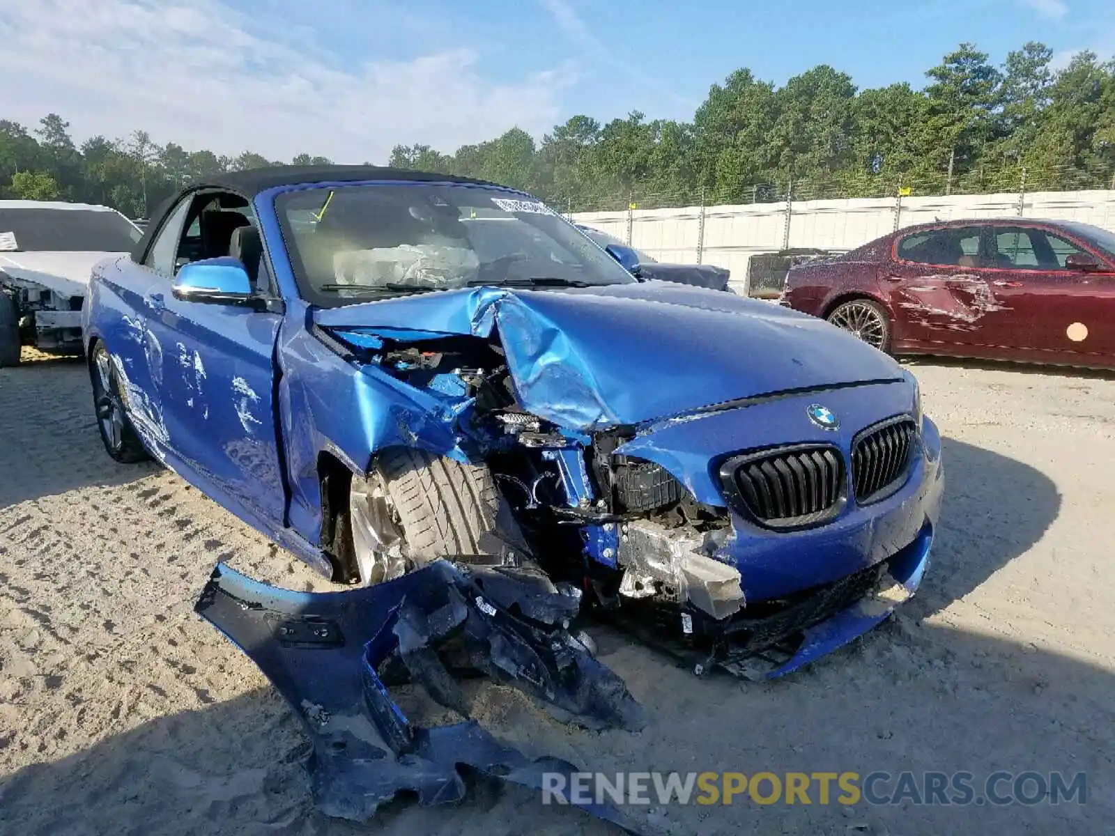 1 Photograph of a damaged car WBA2M7C55KVD52106 BMW 2 SERIES 2019