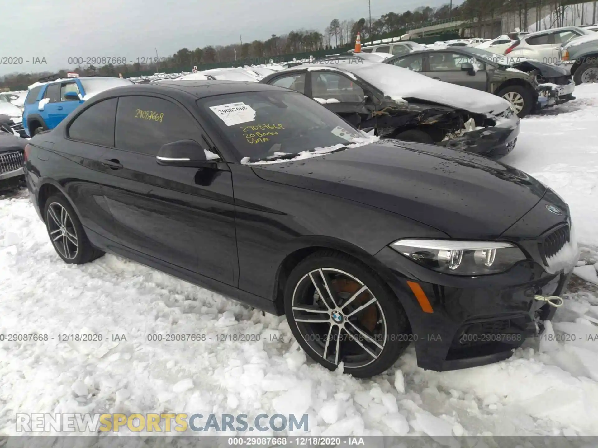 1 Photograph of a damaged car WBA2J3C06L7E61377 BMW 2 SERIES 2020