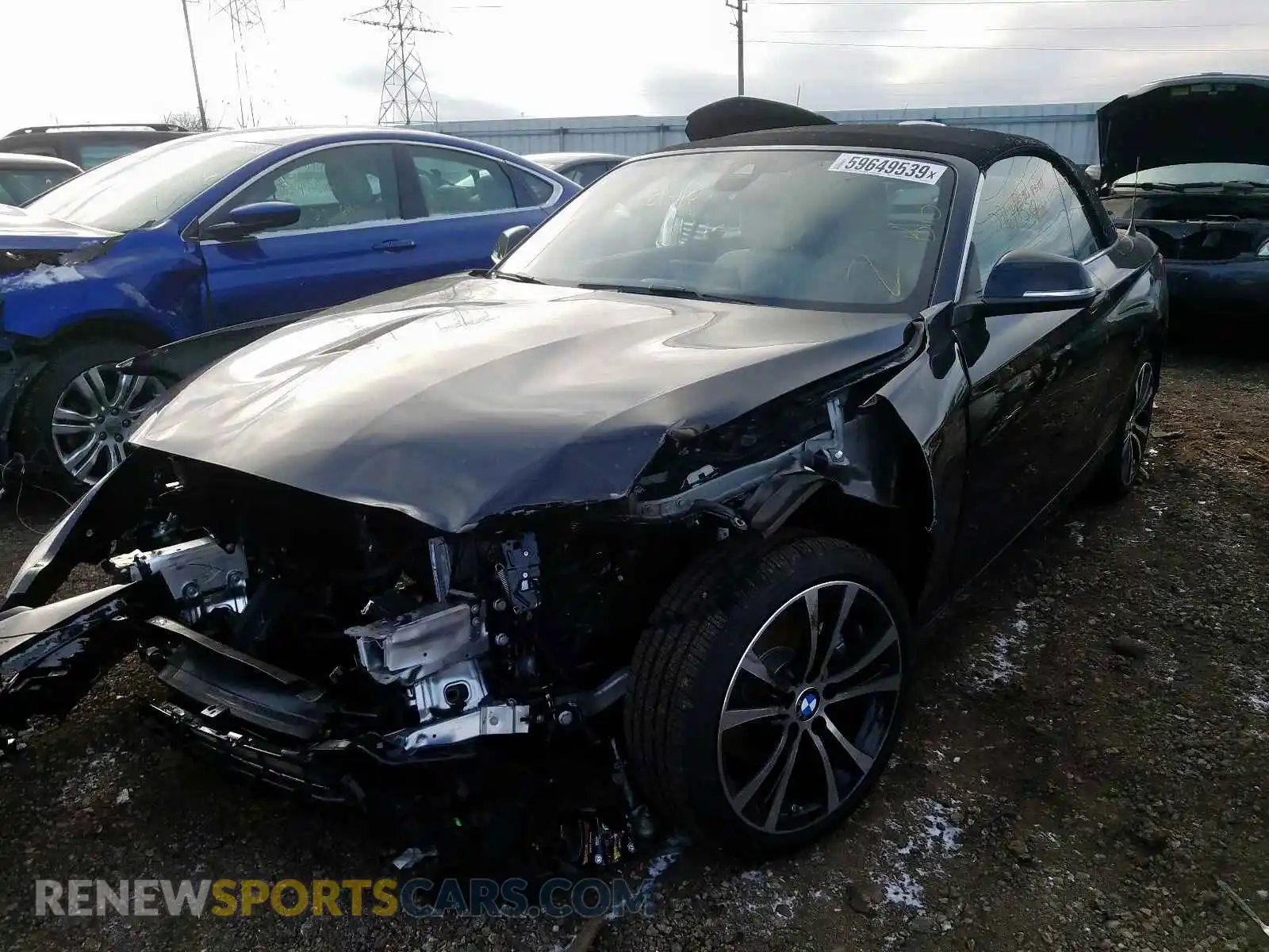 2 Photograph of a damaged car WBA2K1C00L7D74298 BMW 2 SERIES 2020