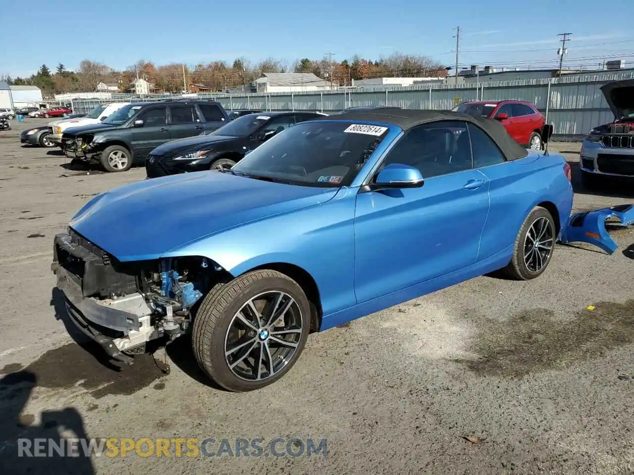 1 Photograph of a damaged car WBA2K1C01L7D97038 BMW 2 SERIES 2020