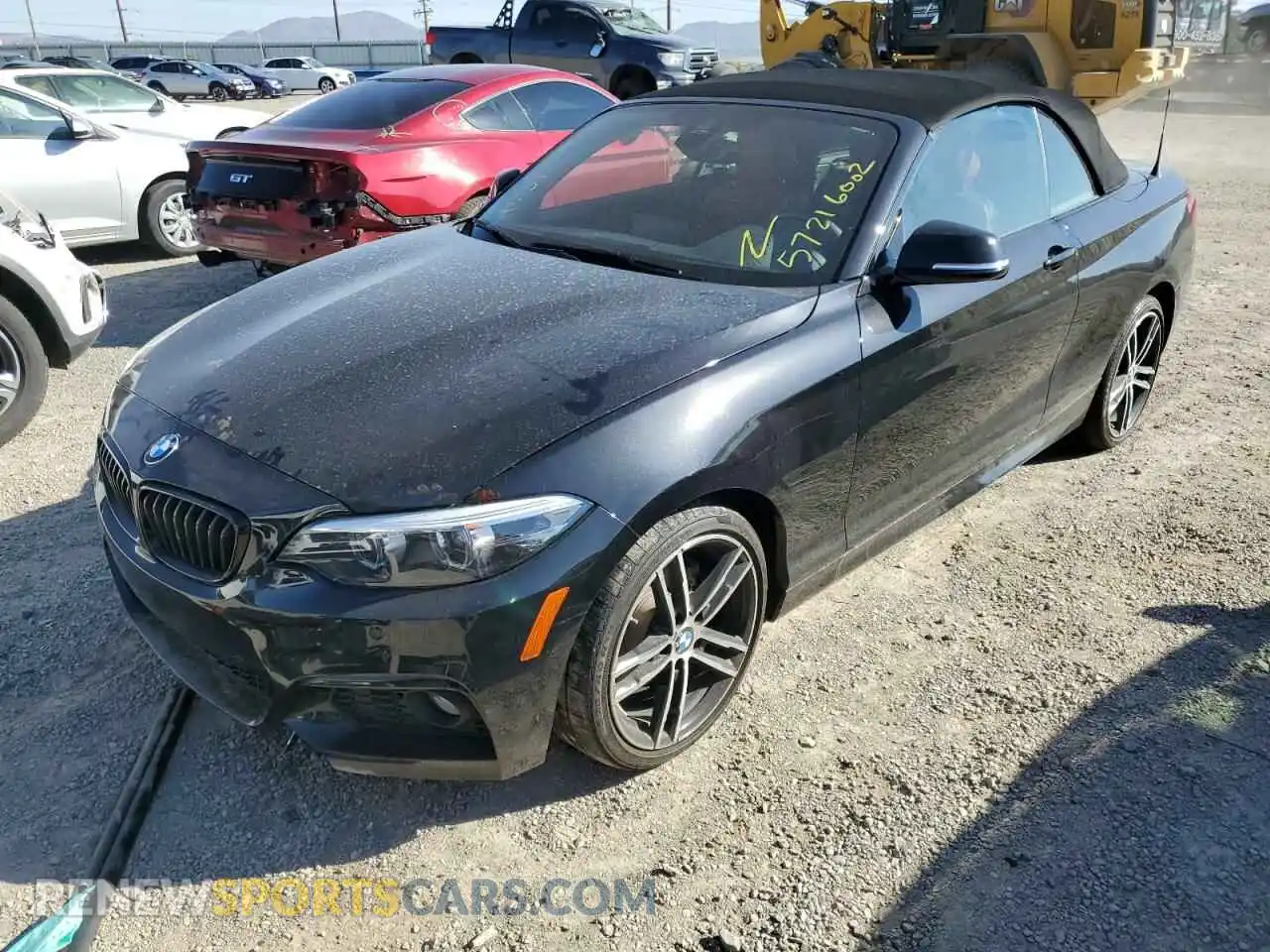 2 Photograph of a damaged car WBA2K1C01L7F71576 BMW 2 SERIES 2020