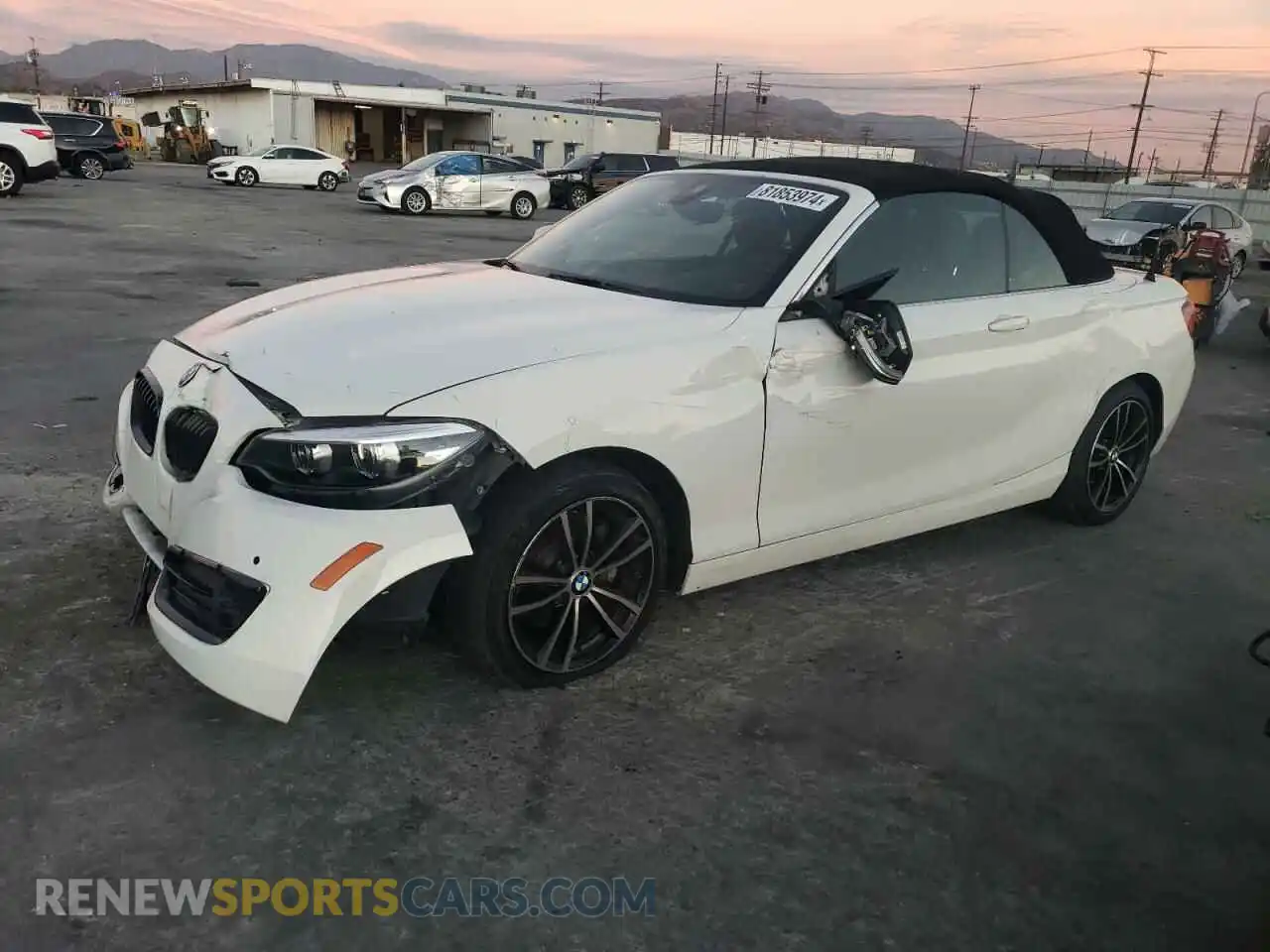 1 Photograph of a damaged car WBA2K1C01L7F99510 BMW 2 SERIES 2020