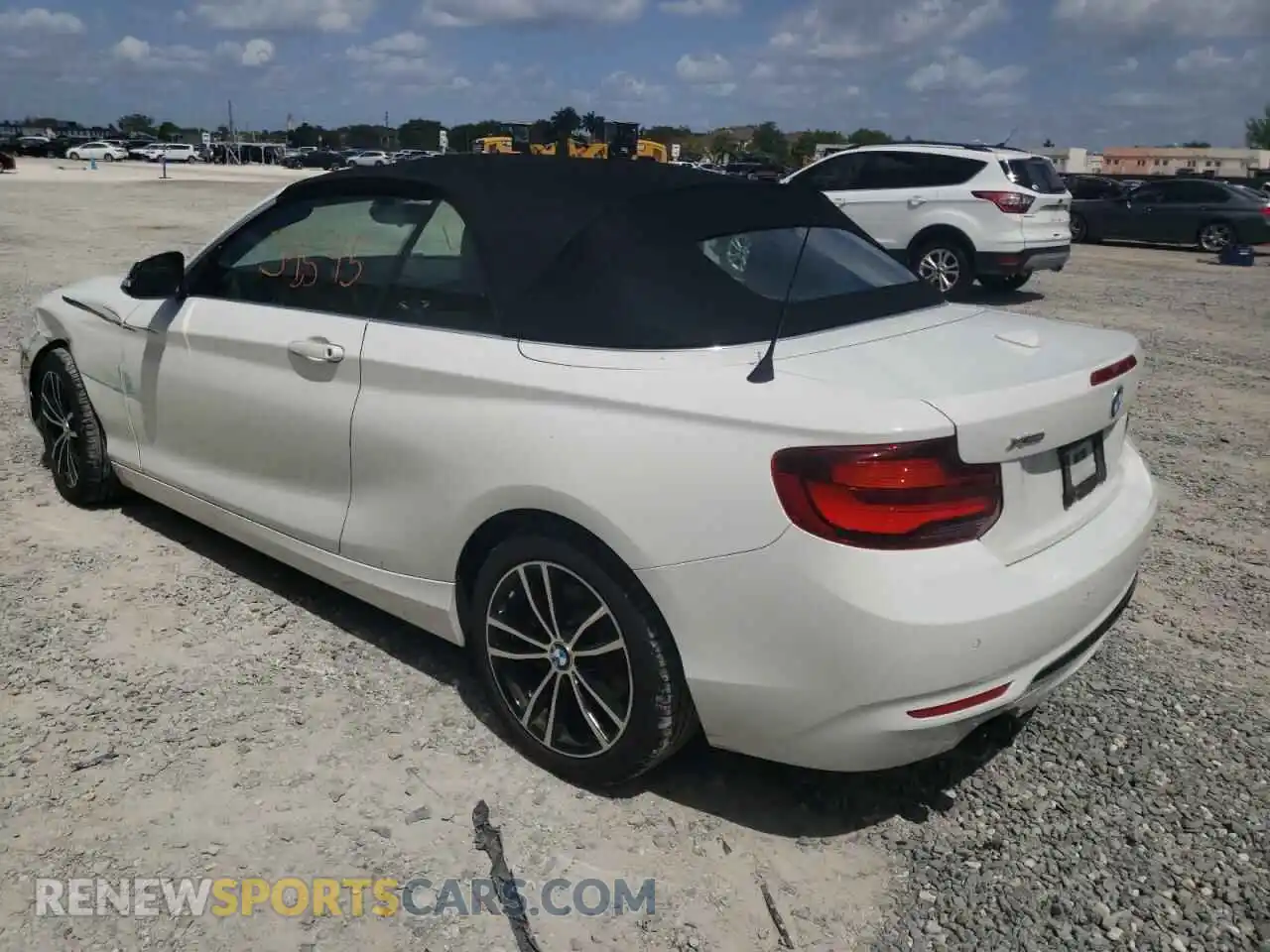 3 Фотография поврежденного автомобиля WBA2K1C03L7F99489 BMW 2 SERIES 2020