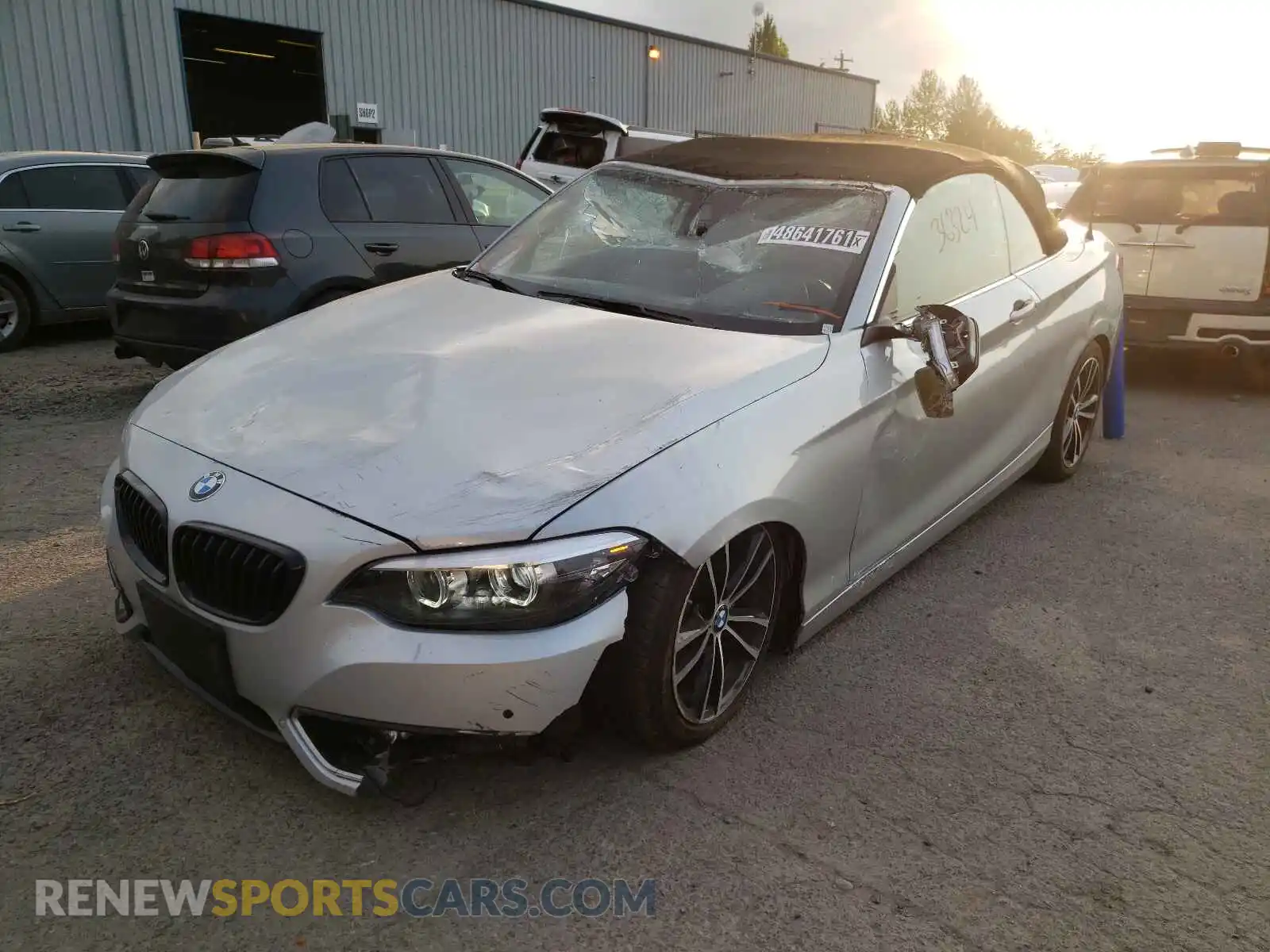 2 Photograph of a damaged car WBA2K1C06L7F91614 BMW 2 SERIES 2020