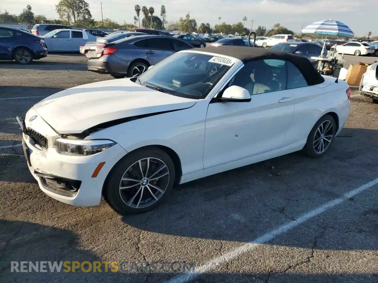 1 Photograph of a damaged car WBA2M7C05L7F00152 BMW 2 SERIES 2020