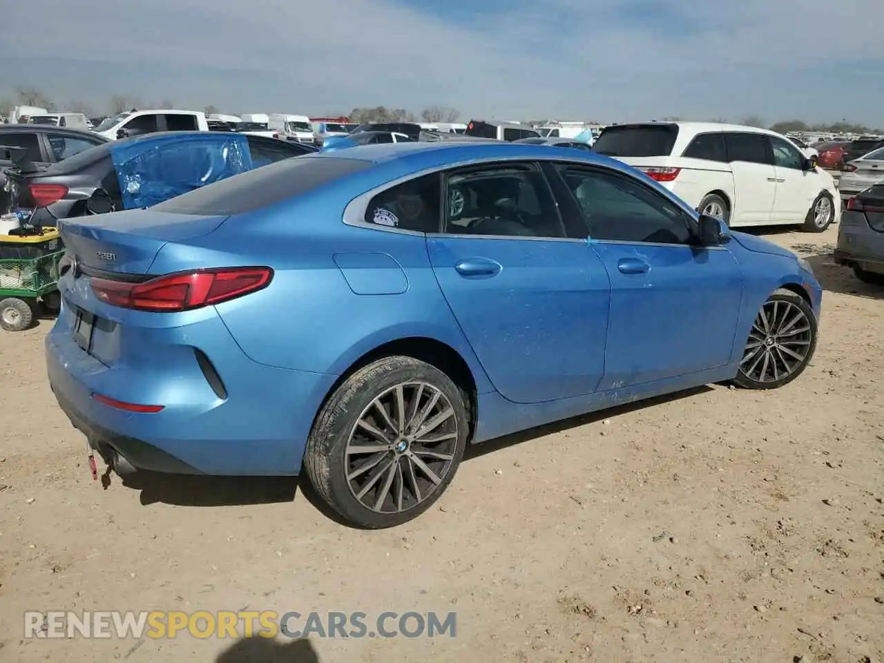3 Фотография поврежденного автомобиля WBA73AK04L7G02551 BMW 2 SERIES 2020