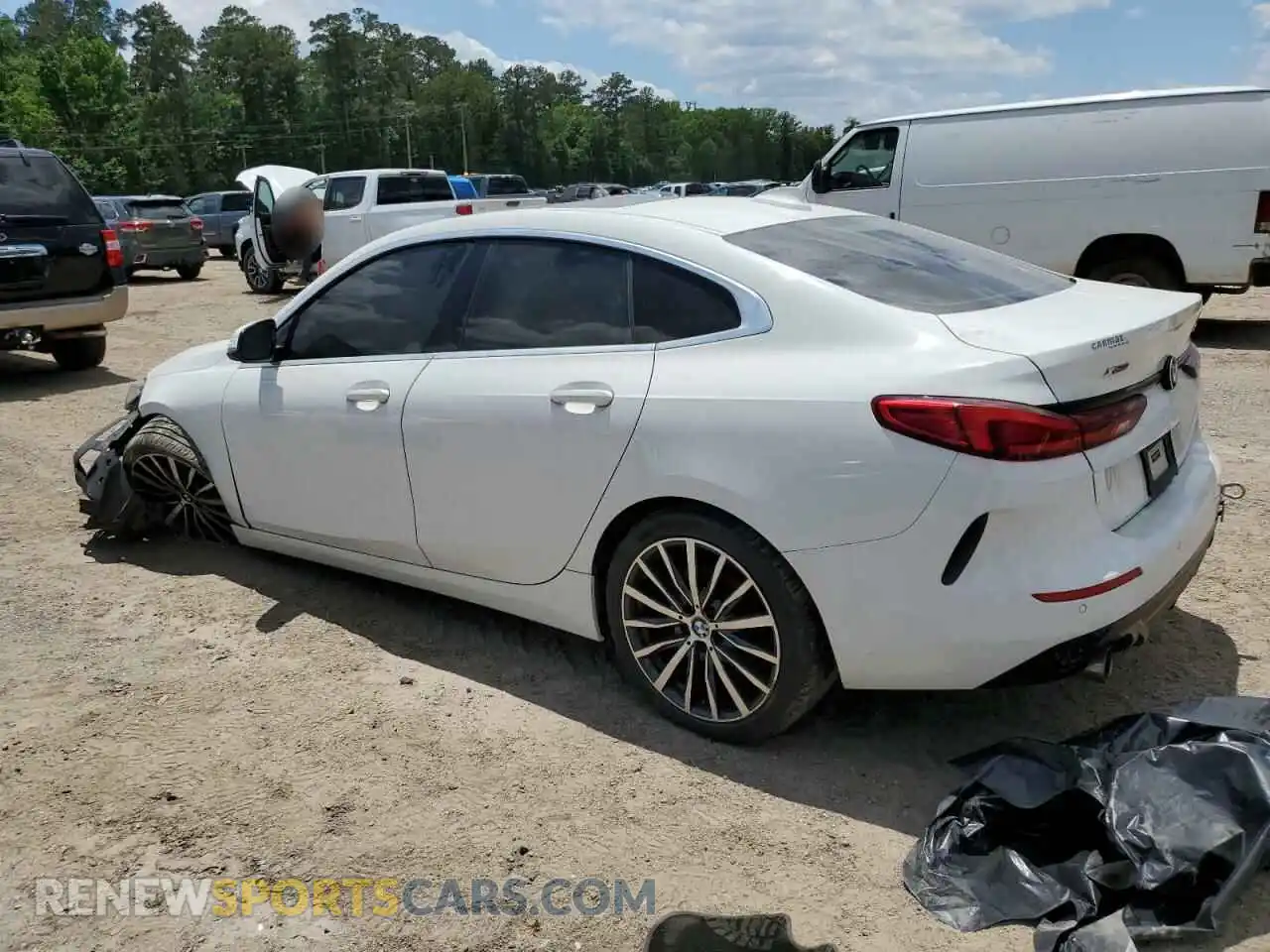 2 Photograph of a damaged car WBA73AK06L7F54549 BMW 2 SERIES 2020