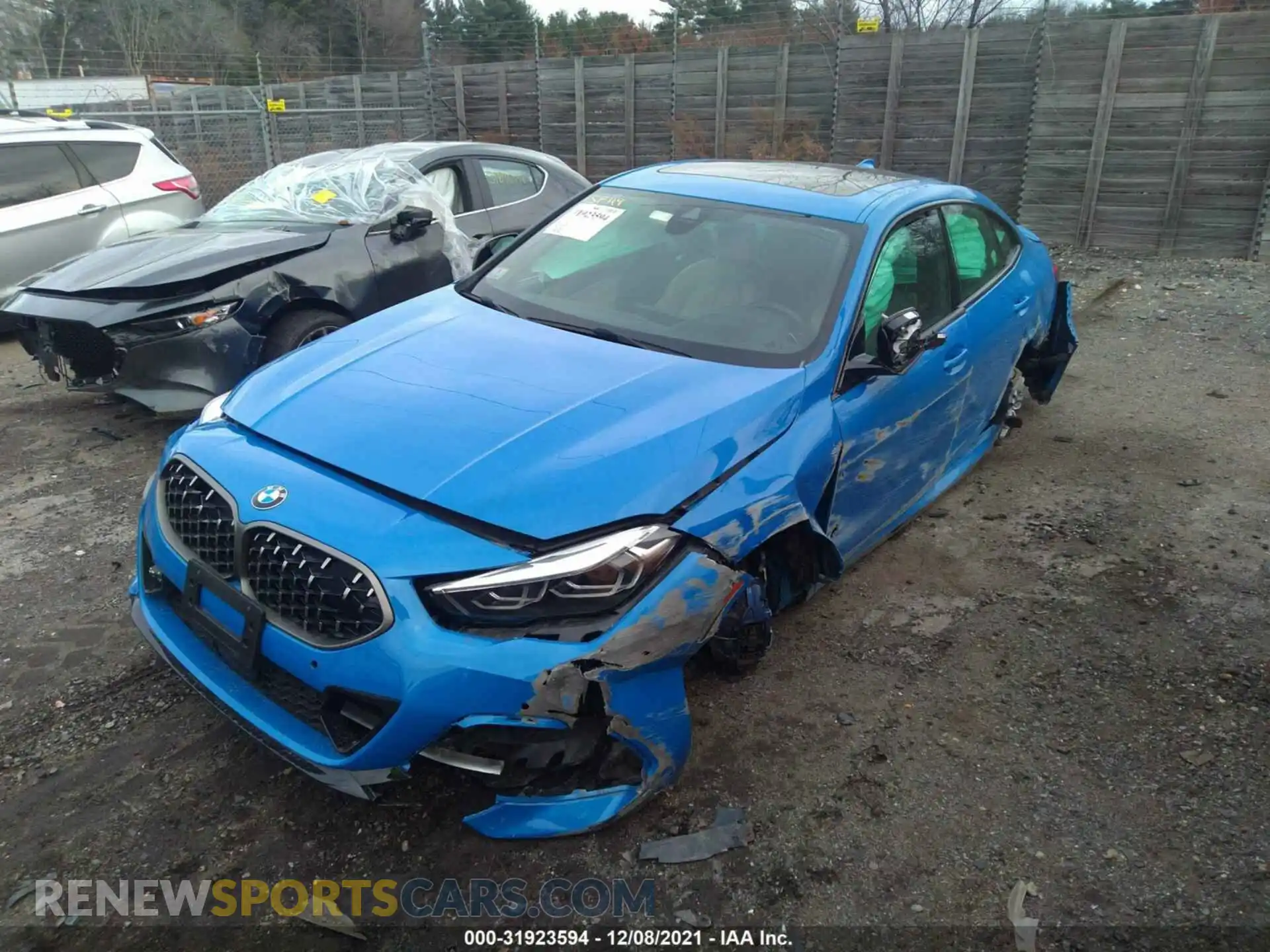2 Photograph of a damaged car WBA13AL0XM7G77681 BMW 2 SERIES 2021