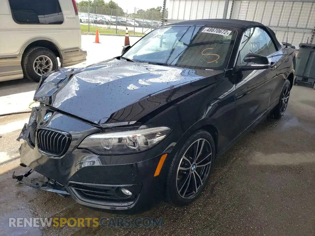 2 Photograph of a damaged car WBA2M7C04M7J10450 BMW 2 SERIES 2021