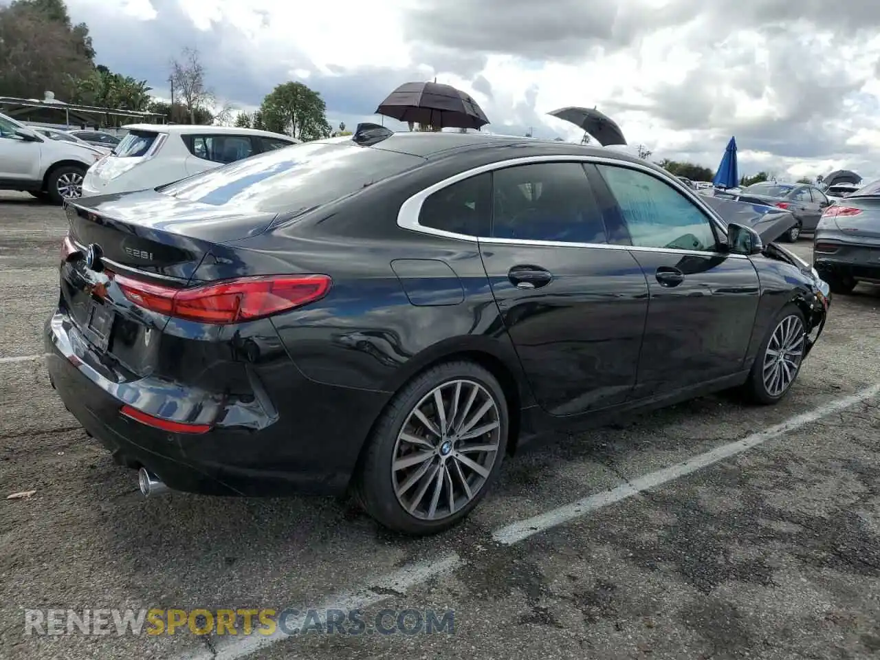3 fotografías del automóvil dañado WBA53AK02M7J27133 BMW 2 SERIES 2021