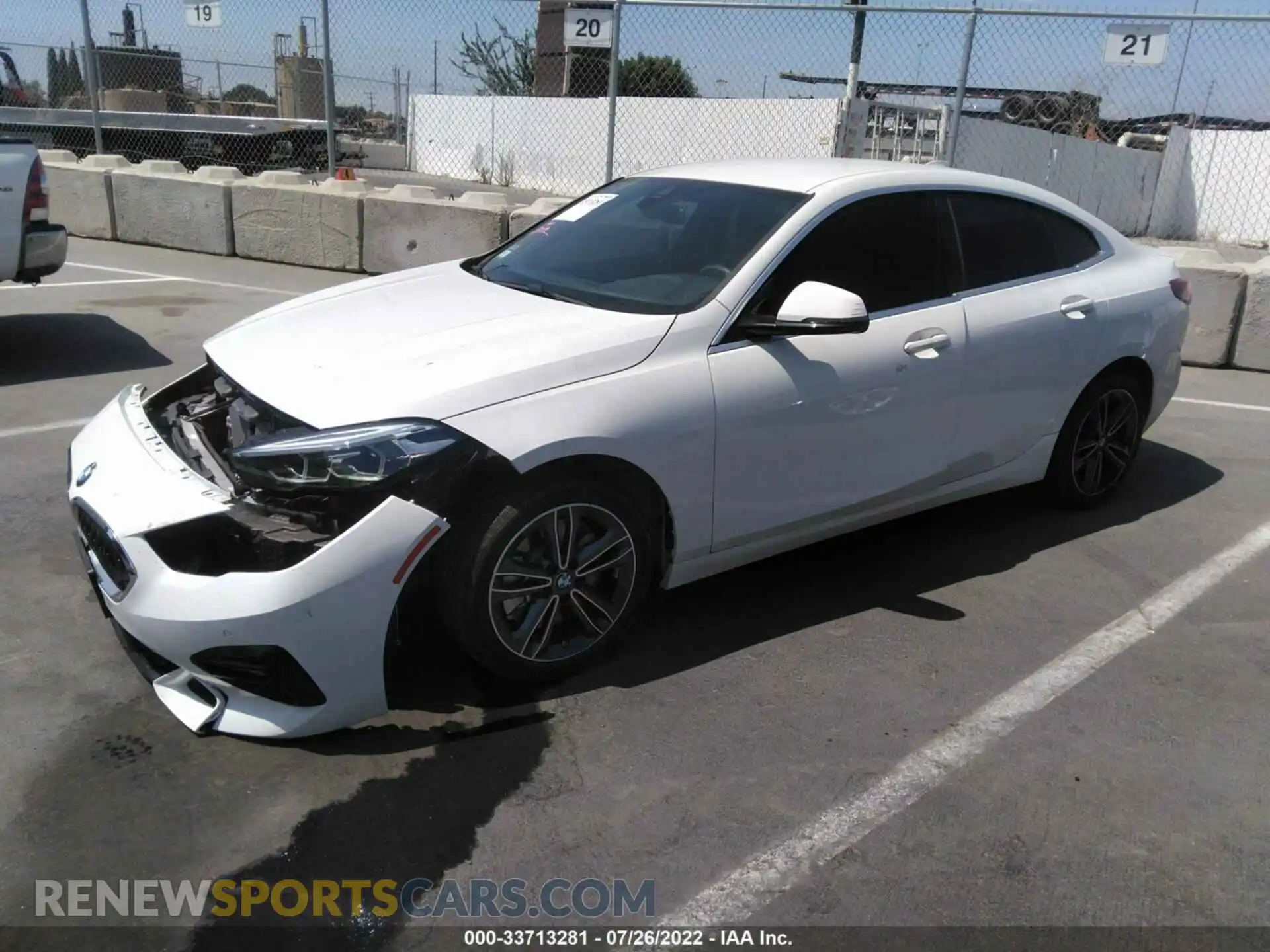 2 Photograph of a damaged car WBA53AK05M7H31066 BMW 2 SERIES 2021