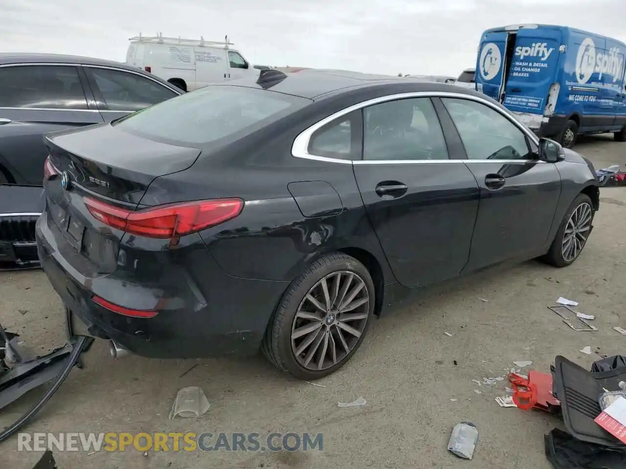 3 fotografías del automóvil dañado WBA53AK06M7H58017 BMW 2 SERIES 2021