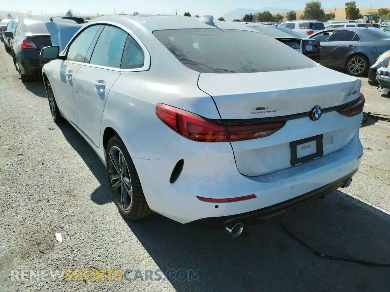3 Фотография поврежденного автомобиля WBA53AK0XM7H32889 BMW 2 SERIES 2021