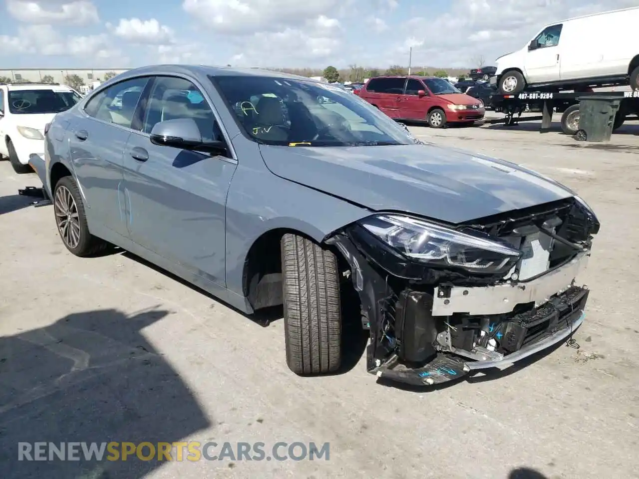 1 Photograph of a damaged car WBA53AK0XM7J60249 BMW 2 SERIES 2021