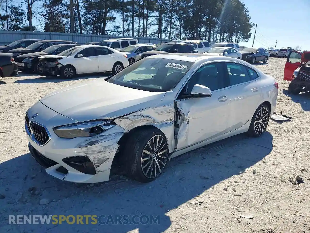 1 Фотография поврежденного автомобиля WBA73AK00M7G50467 BMW 2 SERIES 2021