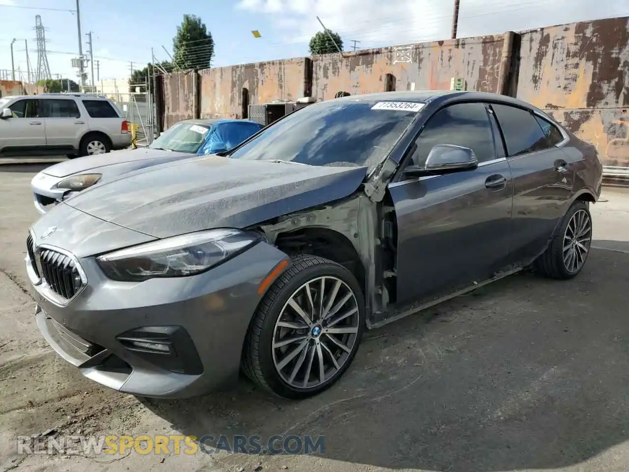 1 Photograph of a damaged car WBA73AK02M7G91568 BMW 2 SERIES 2021