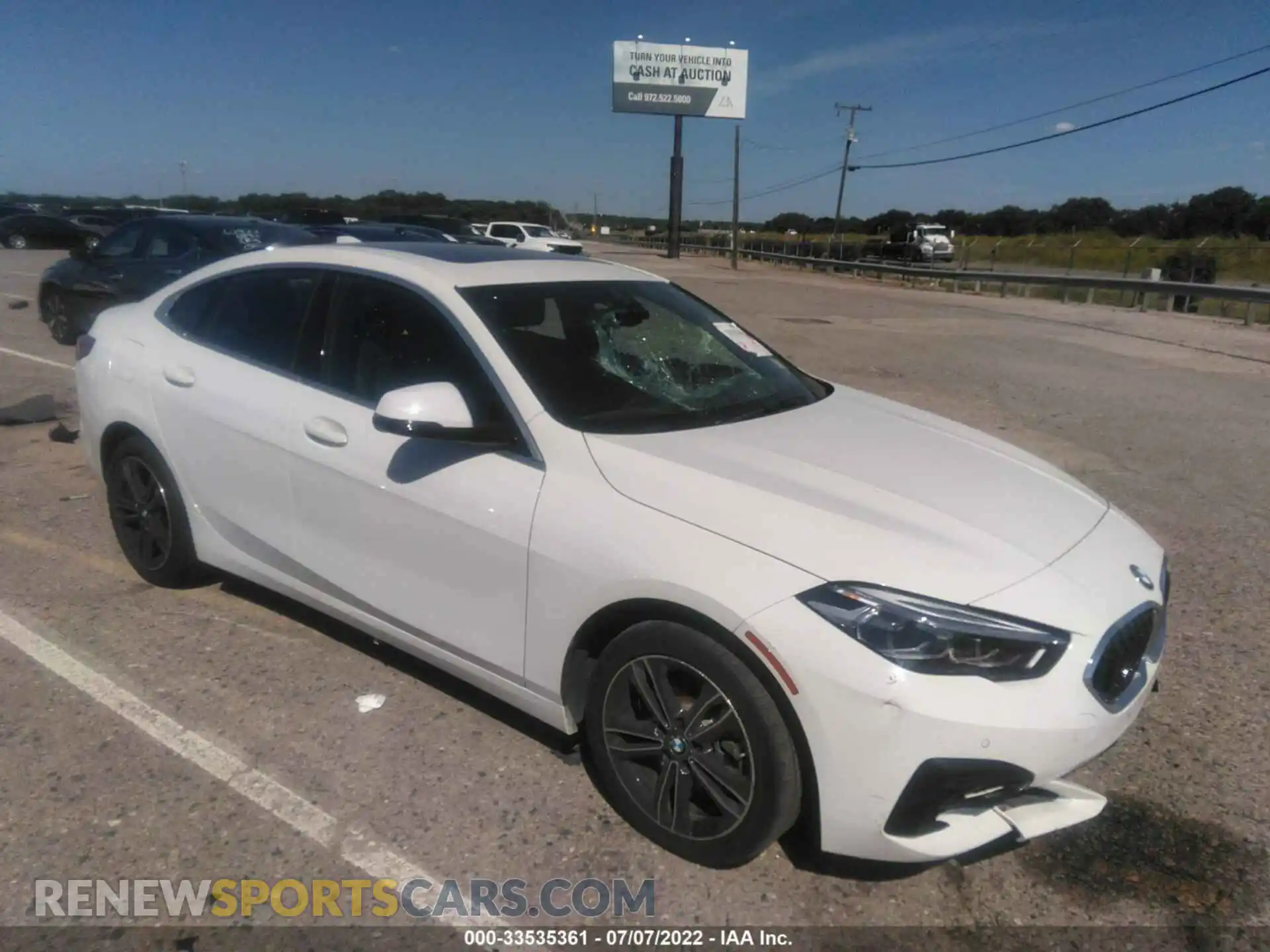 1 Photograph of a damaged car WBA73AK02M7H54295 BMW 2 SERIES 2021