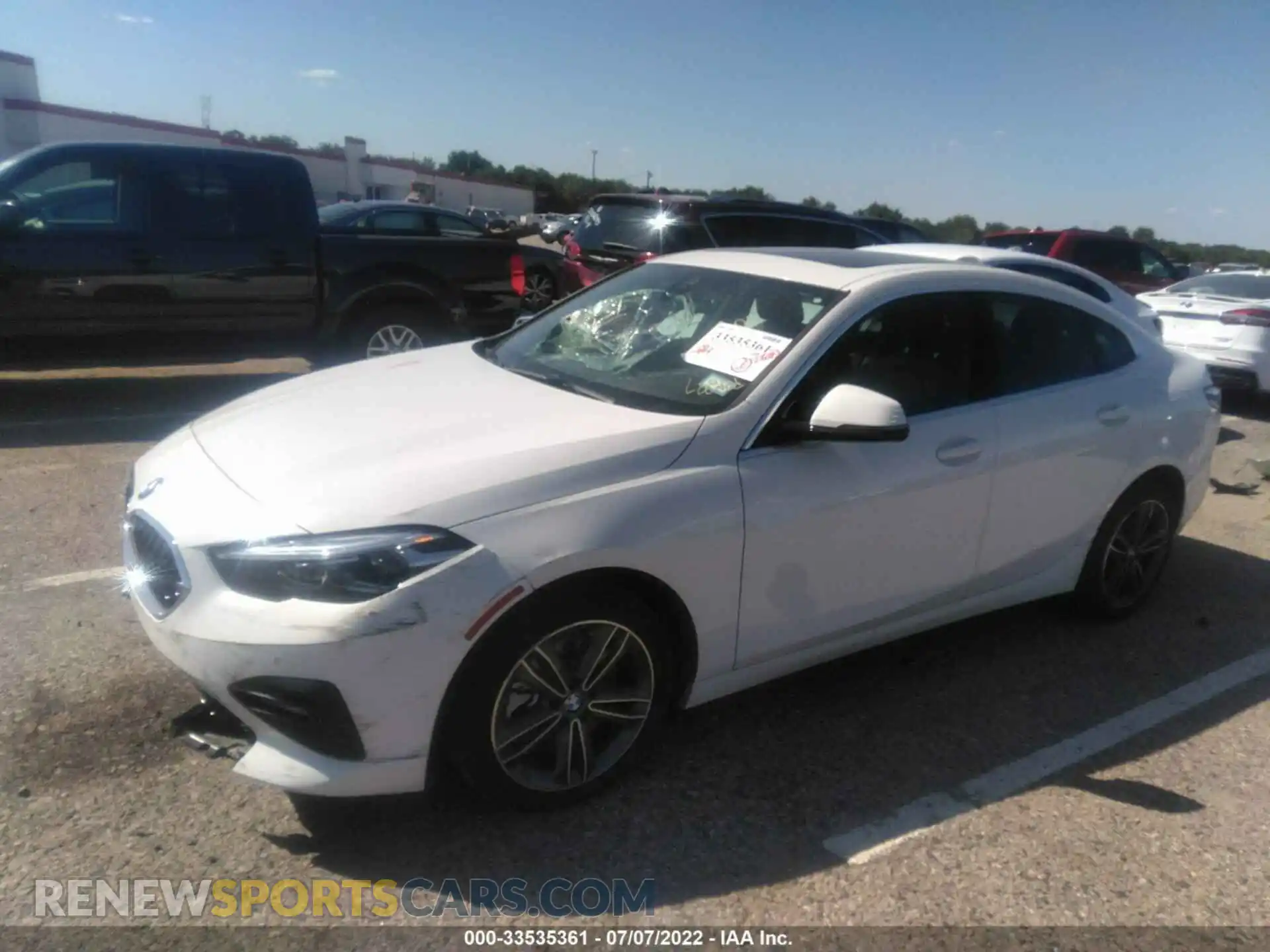 2 Photograph of a damaged car WBA73AK02M7H54295 BMW 2 SERIES 2021
