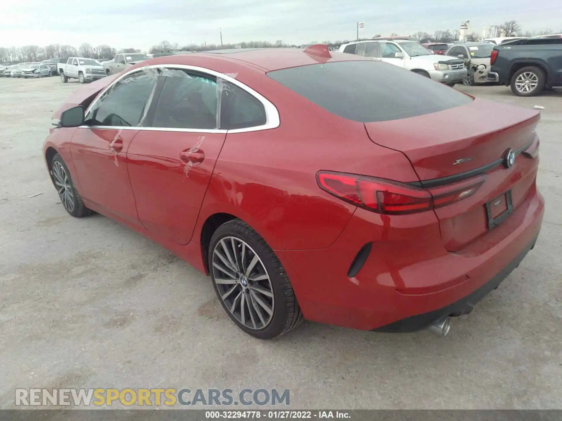 3 Фотография поврежденного автомобиля WBA73AK04M7H09228 BMW 2 SERIES 2021