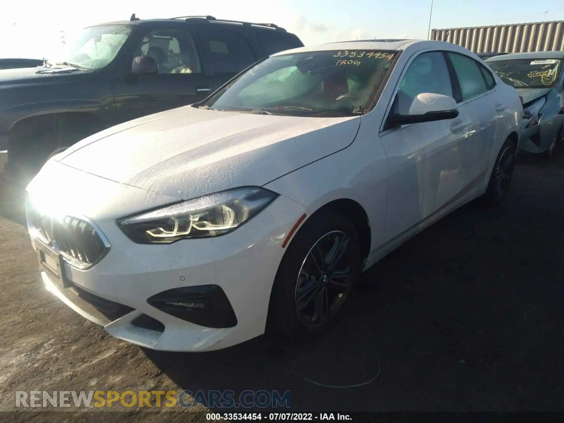 2 Photograph of a damaged car WBA73AK05M7G37598 BMW 2 SERIES 2021