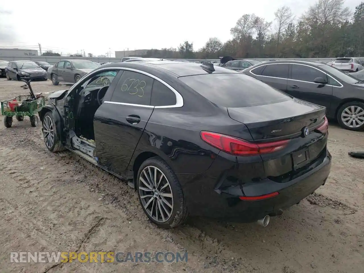 3 Photograph of a damaged car WBA73AK06M7G33429 BMW 2 SERIES 2021