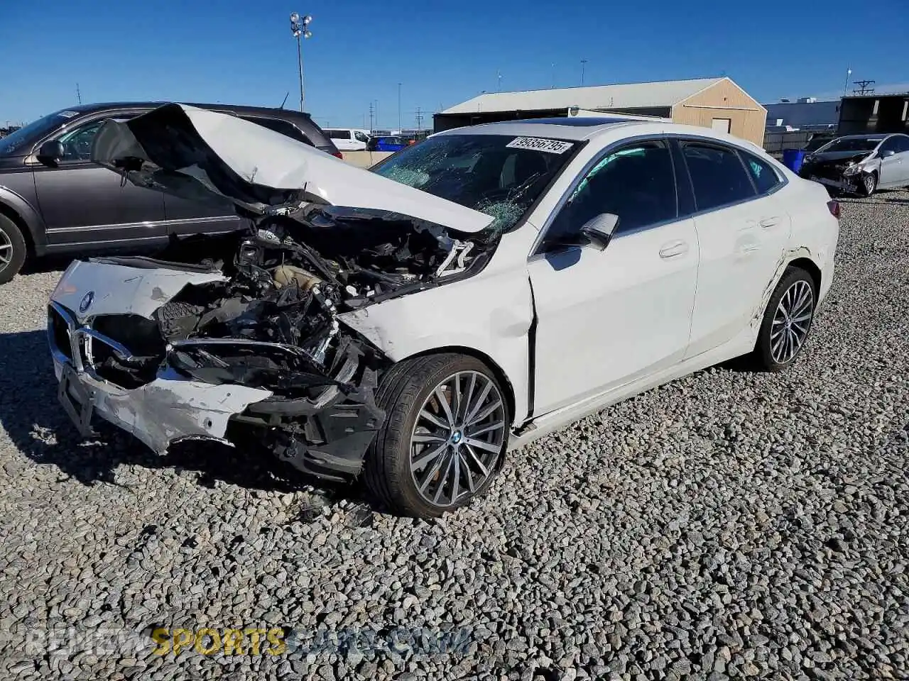 1 Photograph of a damaged car WBA73AK06M7G48500 BMW 2 SERIES 2021