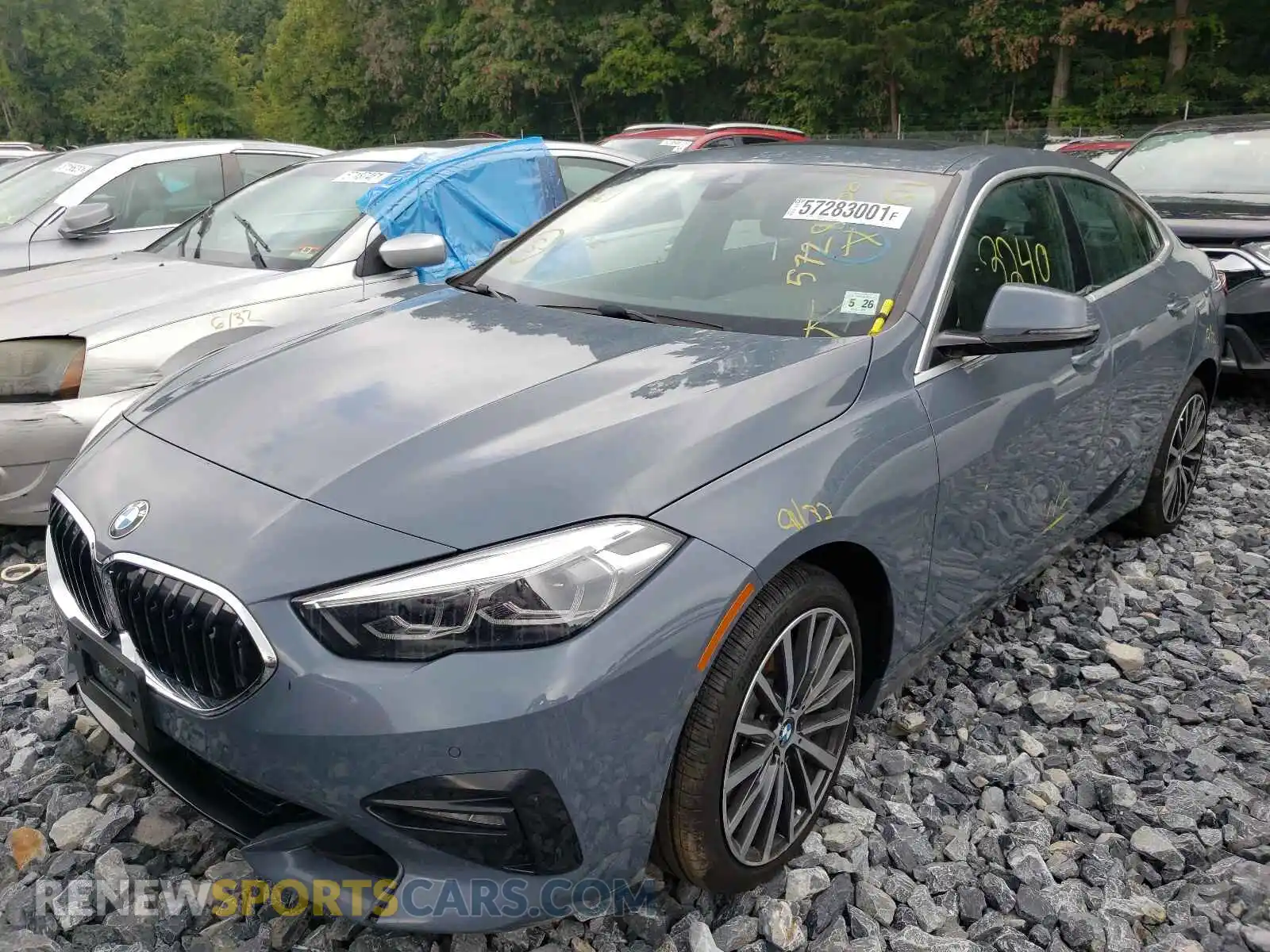 2 fotografías del automóvil dañado WBA73AK08M7H06879 BMW 2 SERIES 2021