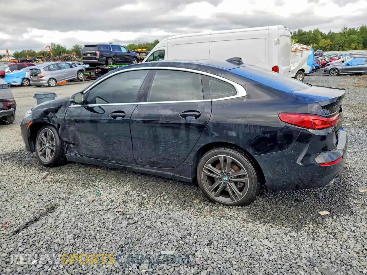 2 fotografías del automóvil dañado WBA73AK08M7J11110 BMW 2 SERIES 2021