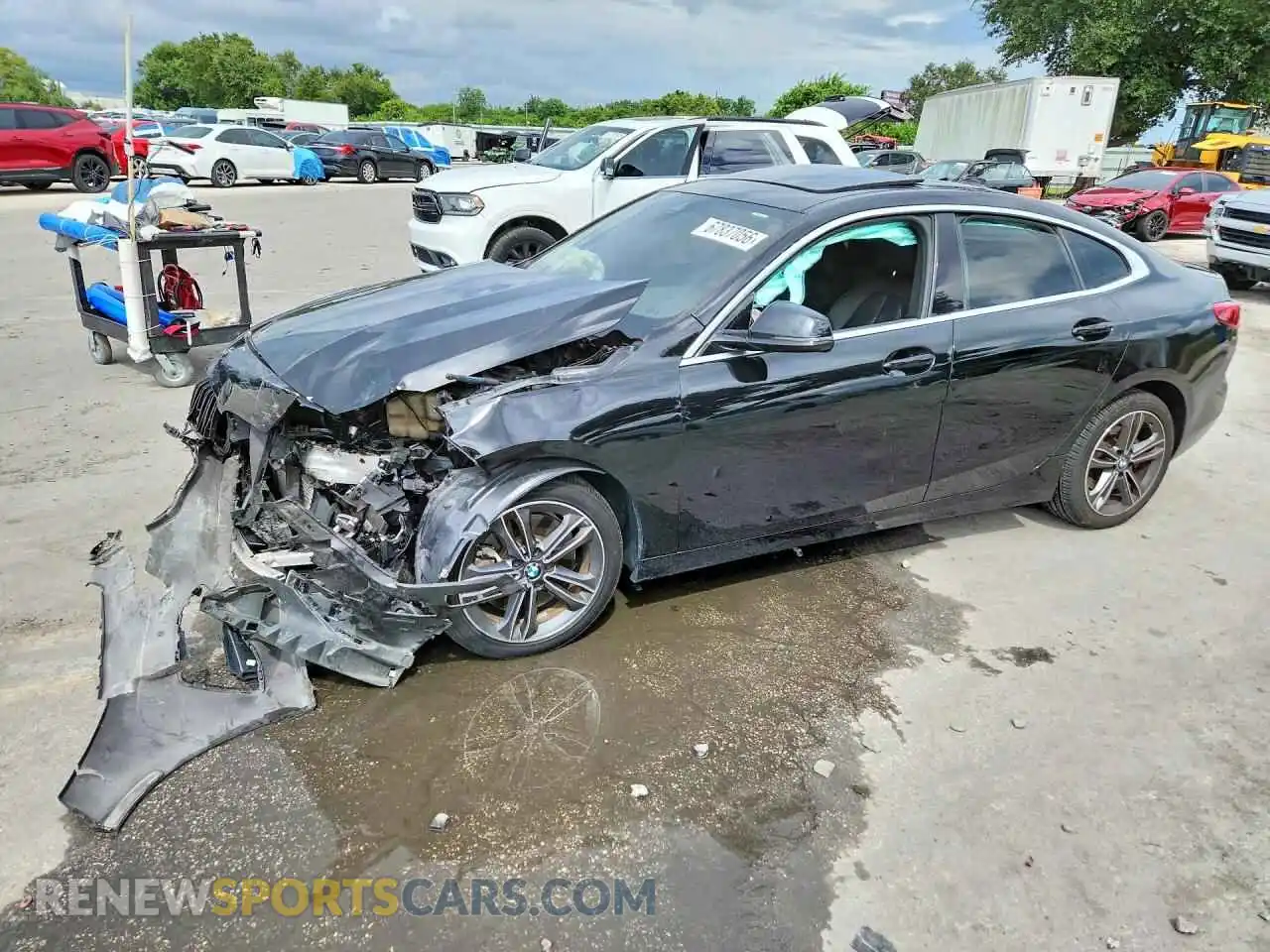 1 fotografías del automóvil dañado WBA73AK09M7H56593 BMW 2 SERIES 2021