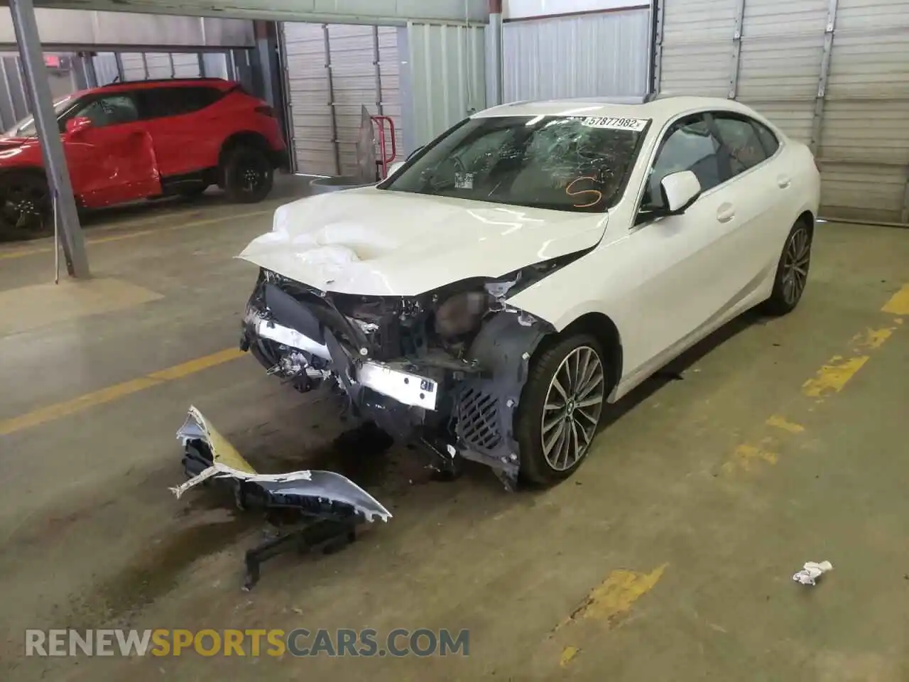 2 fotografías del automóvil dañado WBA73AK09M7H57985 BMW 2 SERIES 2021