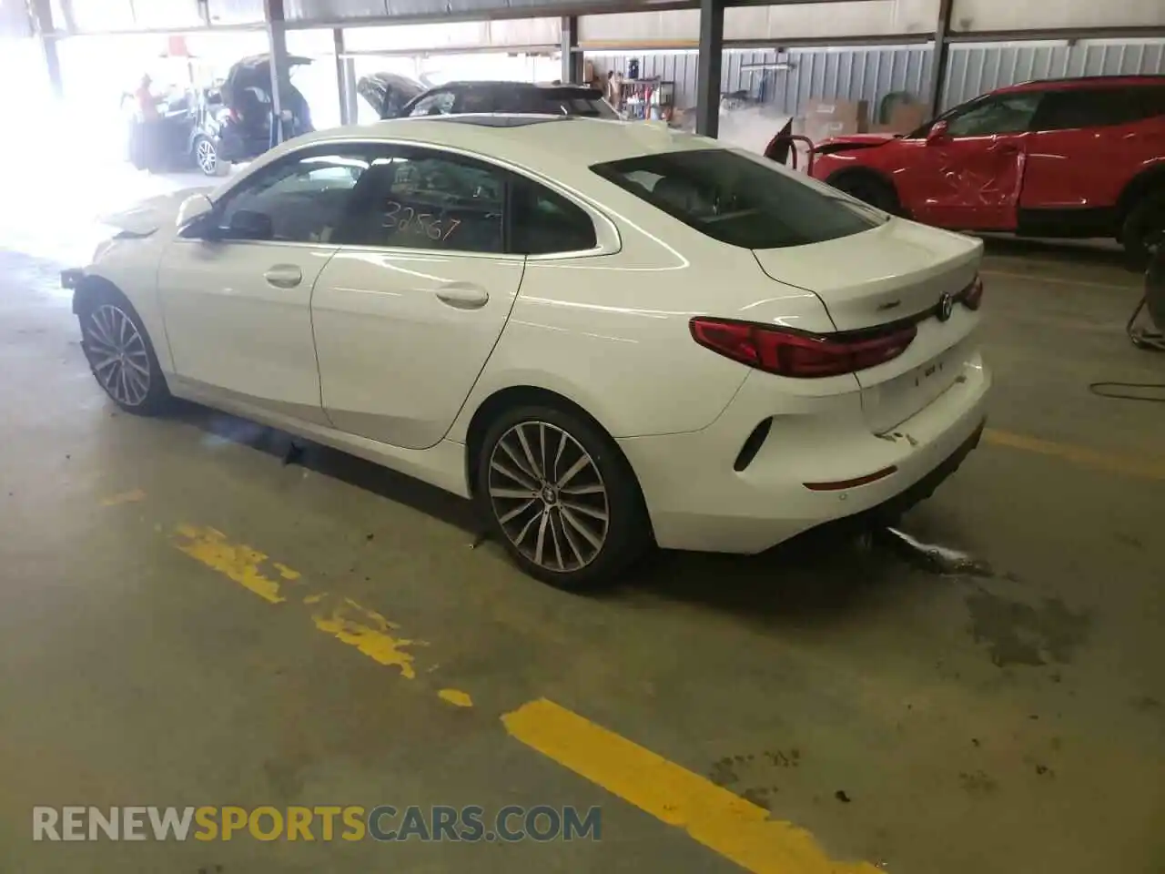 3 fotografías del automóvil dañado WBA73AK09M7H57985 BMW 2 SERIES 2021