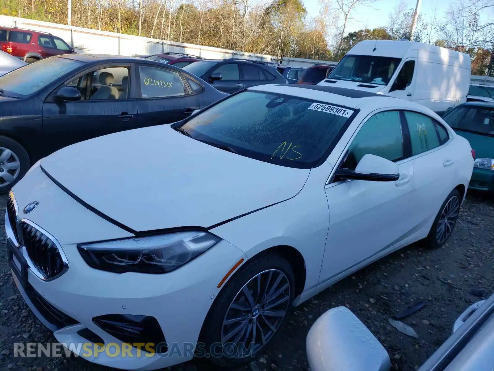 2 Photograph of a damaged car WBA73AK0XM7H85195 BMW 2 SERIES 2021